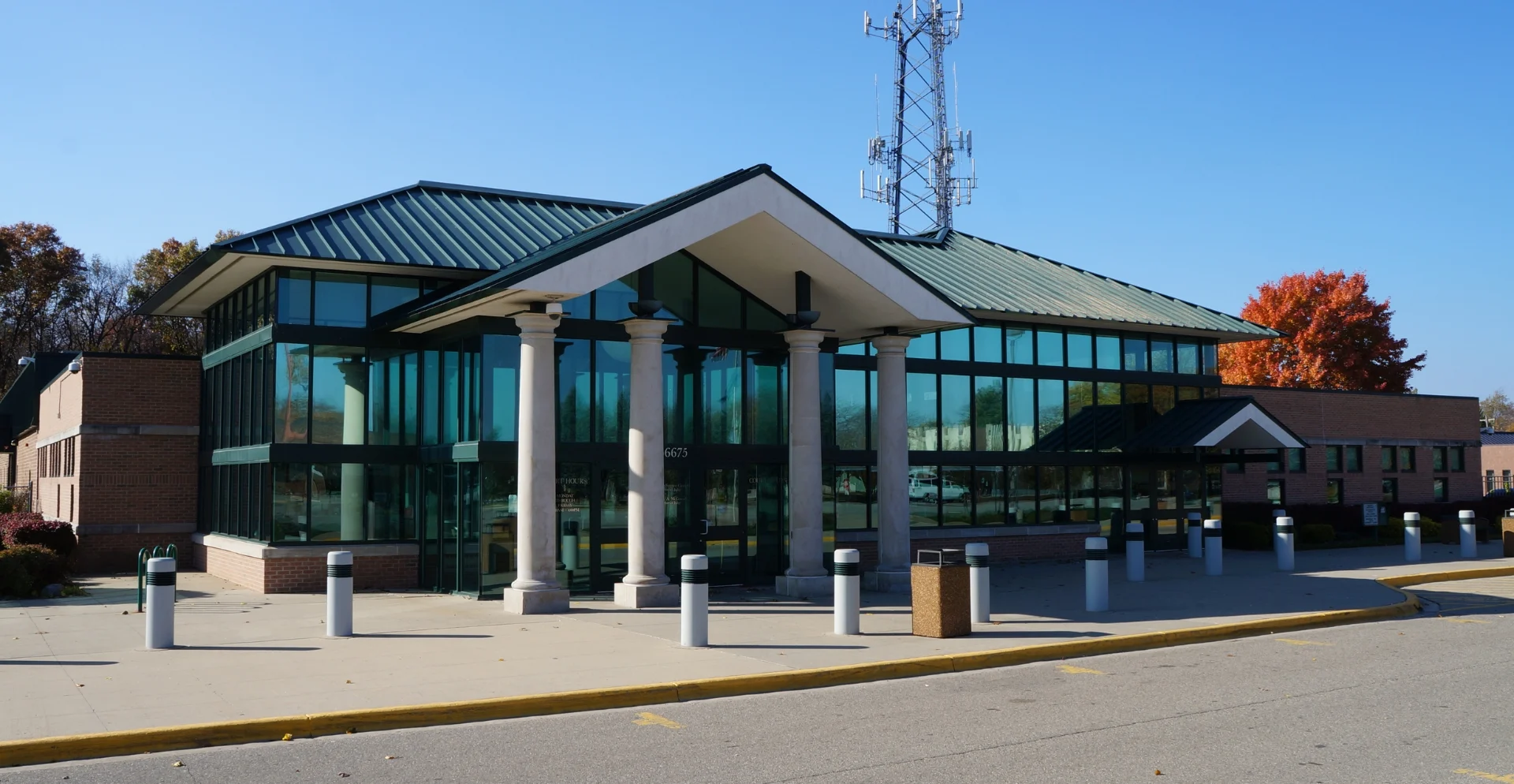Janitor disinfecting a classroom or shared space in Westland
